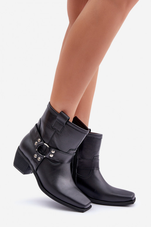 LaarzenOpturalnej Skóry met hakken Zazoo 3444/2 zInart LaarzenOpturalnej Skóry met hakken Zazoo 3444/2 zInart