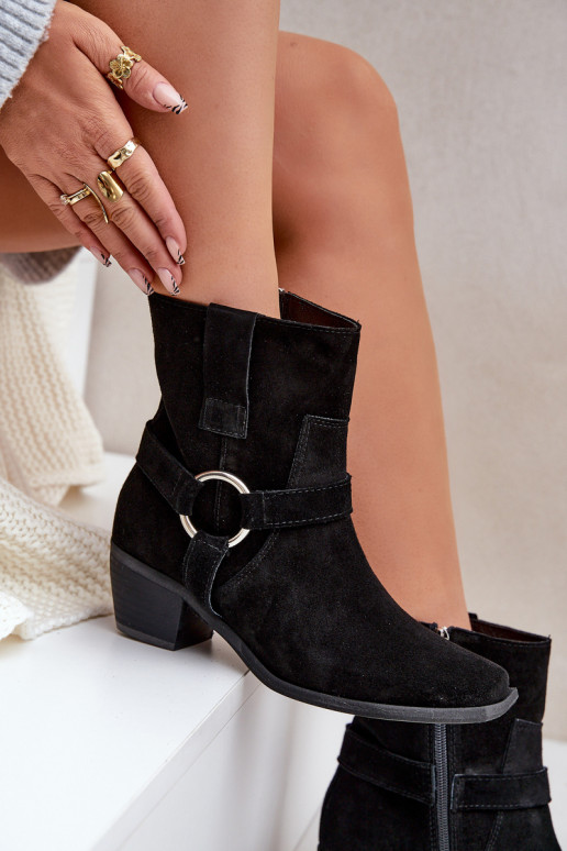 LaarzenOpturalnego van suèdeu met hakken Zazoo 3444/2 zInart LaarzenOpturalnego van suèdeu met hakken Zazoo 3444/2 zInart