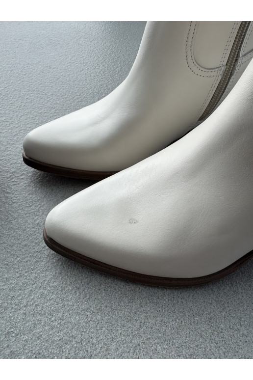 Leer laarzen Vóór de knie met hakken Zazoo 3675 Initte kleur