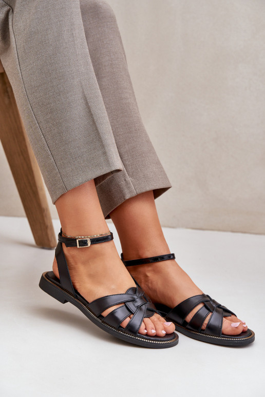 Dames sandalen Dames met brede hakken Zazoo 3688 zInart Dames sandalen Dames met brede hakken Zazoo 3688 zInart