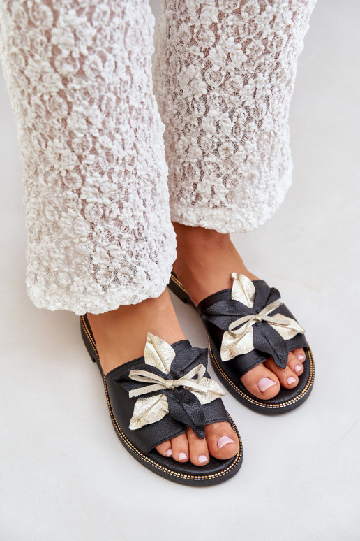 Slippers met ornamenten Echt leer Zazoo 3574/Z zInart Slippers met ornamenten Echt leer Zazoo 3574/Z zInart