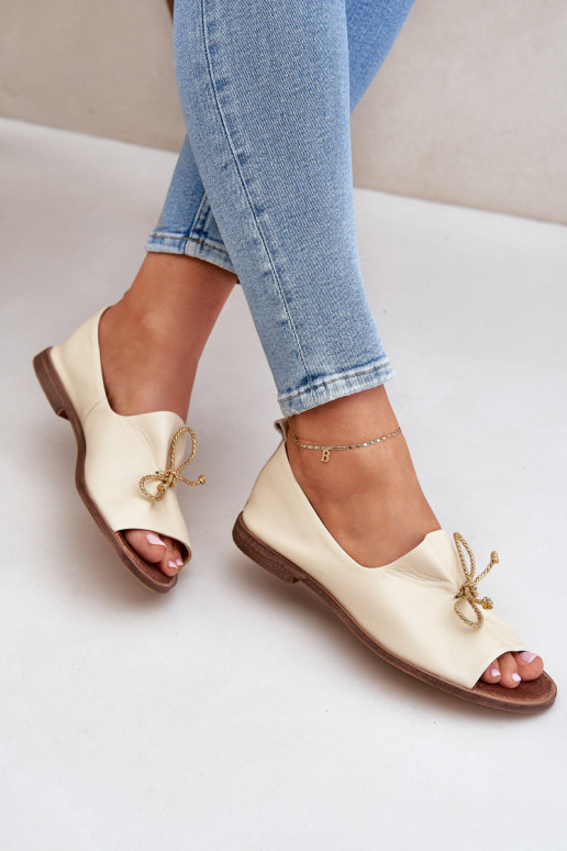 Zazoo 2660 Ballerinas Dames ivoor