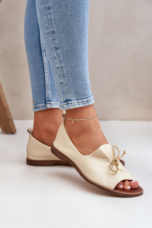 Zazoo 2660 Ballerinas Dames ivoor