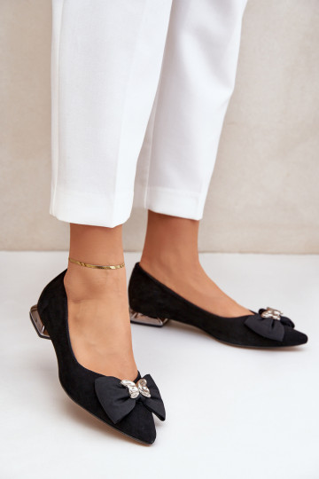 Elegante stijl Ballerinas van suède Dames met linten Laura Messi 2893 zInart 2