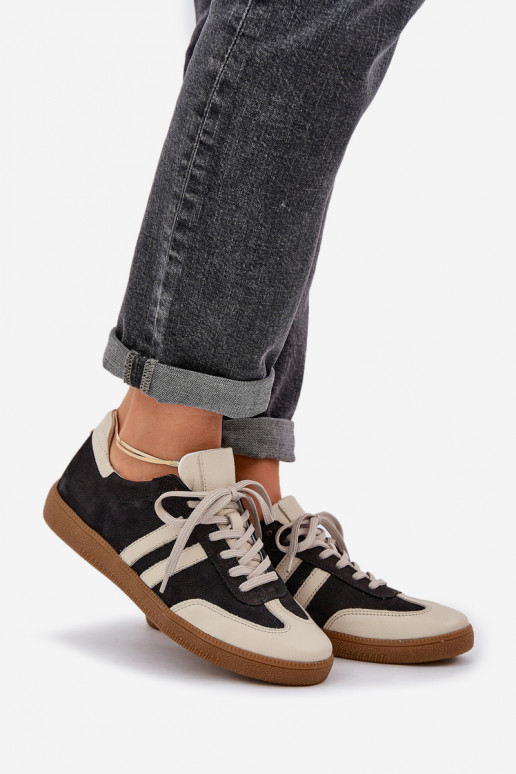 Zazoo N1068 Leer Laag Sneakers model schoenen Dames zInart Zazoo N1068 Leer Laag Sneakers model schoenen Dames zInart