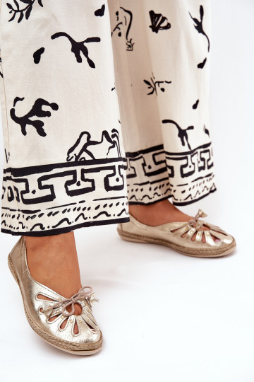 gelijk aan BallerinasOpturalnej Skóry Zazoo 10179 gouden kleur 2