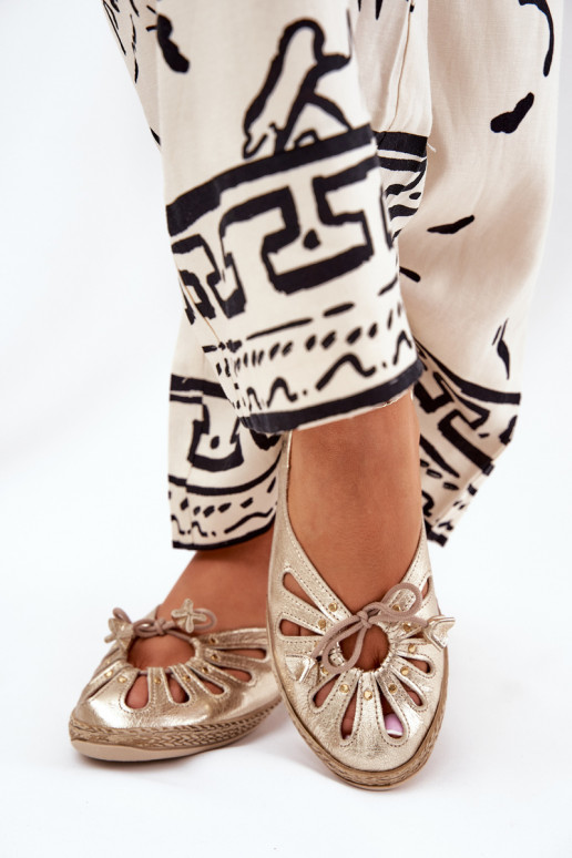 gelijk aan BallerinasOpturalnej Skóry Zazoo 10179 gouden kleur