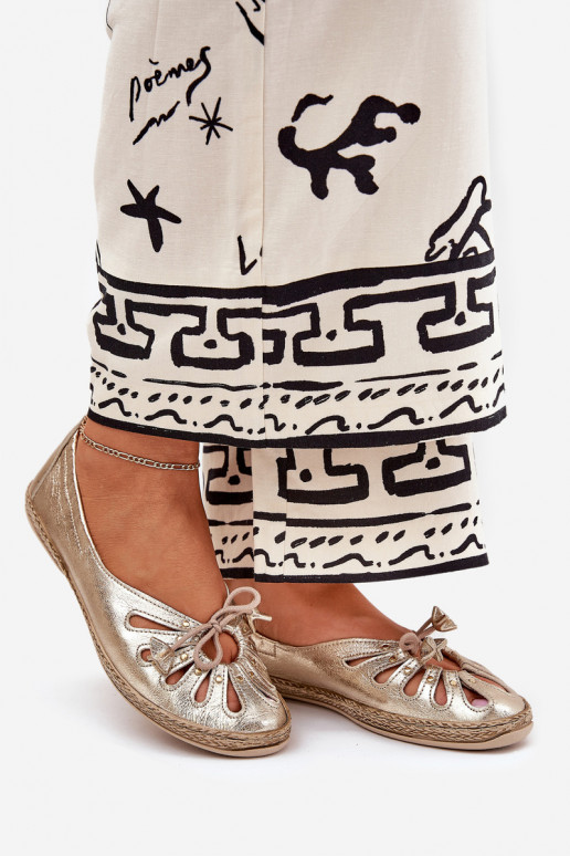 gelijk aan BallerinasOpturalnej Skóry Zazoo 10179 gouden kleur