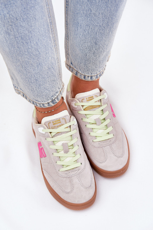 van suède sportschoenen Sneakers model schoenen Dames D.Franklin DFSH387005 Zgaszona Biel van suède sportschoenen Sneakers model schoenen Dames D.Franklin DFSH387005 Zgaszona Biel