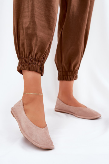 Ballerinas van suède Dames Big Star RR274081 roze