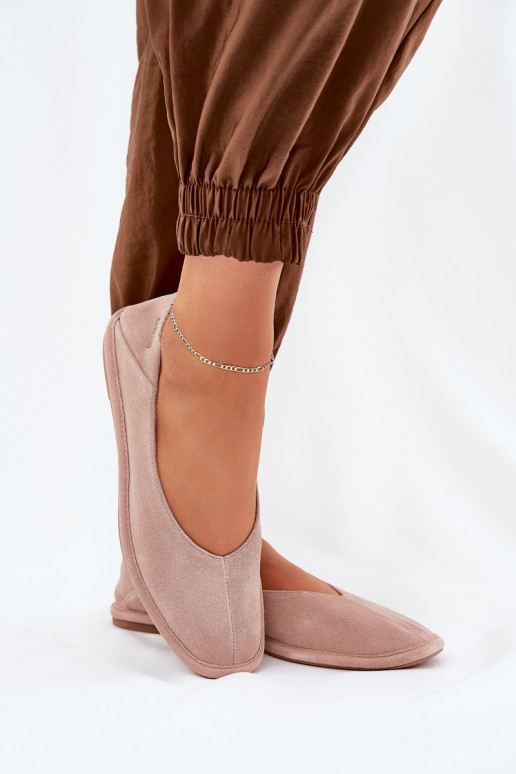 Ballerinas van suède Dames Big Star RR274081 roze Ballerinas van suède Dames Big Star RR274081 roze