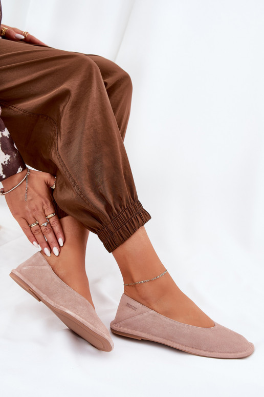 Ballerinas van suède Dames Big Star RR274081 roze Ballerinas van suède Dames Big Star RR274081 roze