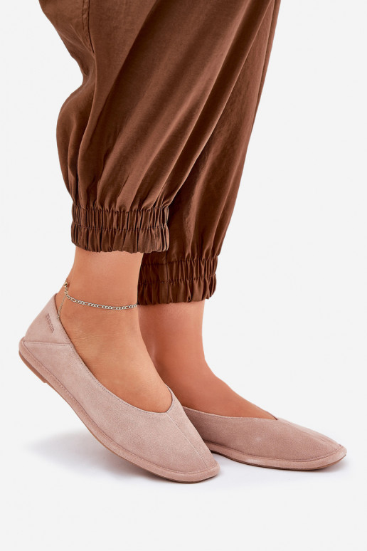 Ballerinas van suède Dames Big Star RR274081 roze Ballerinas van suède Dames Big Star RR274081 roze