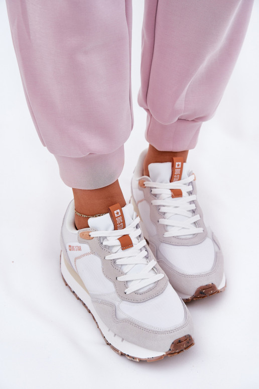 van suède Eenvoudig sportschoenen Dames Big Star RR274235 HI-POLY SYSTEM beige van suède Eenvoudig sportschoenen Dames Big Star RR274235 HI-POLY SYSTEM beige