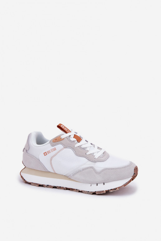 van suède Eenvoudig sportschoenen Dames Big Star RR274235 HI-POLY SYSTEM beige van suède Eenvoudig sportschoenen Dames Big Star RR274235 HI-POLY SYSTEM beige