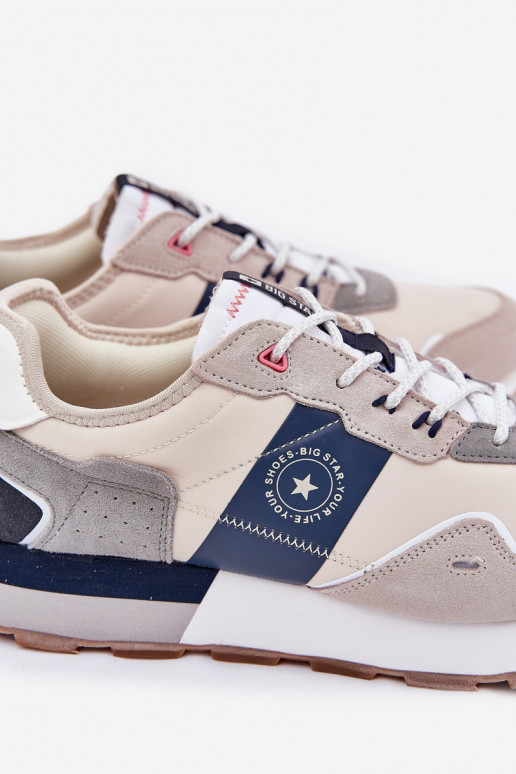 van suède Sneakers model schoenen Het heeftnnen met platform Big Star RR174471 Hi-Poly System grijs van suède Sneakers model schoenen Het heeftnnen met platform Big Star RR174471 Hi-Poly System grijs