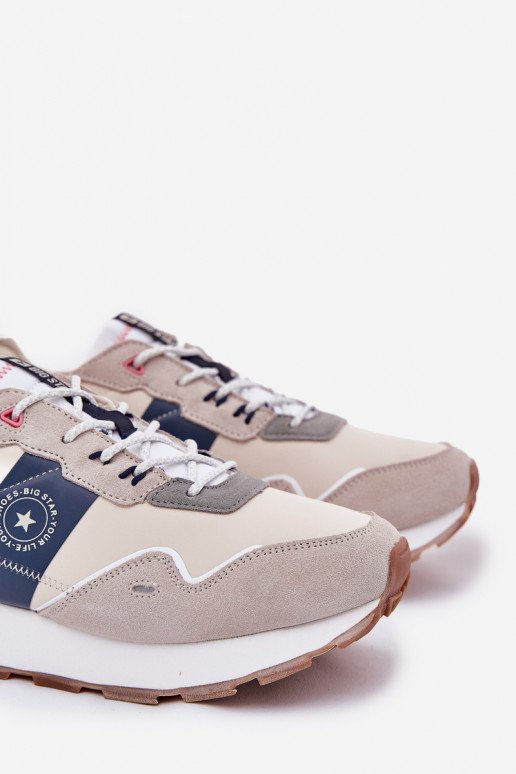 van suède Sneakers model schoenen Het heeftnnen met platform Big Star RR174471 Hi-Poly System grijs van suède Sneakers model schoenen Het heeftnnen met platform Big Star RR174471 Hi-Poly System grijs