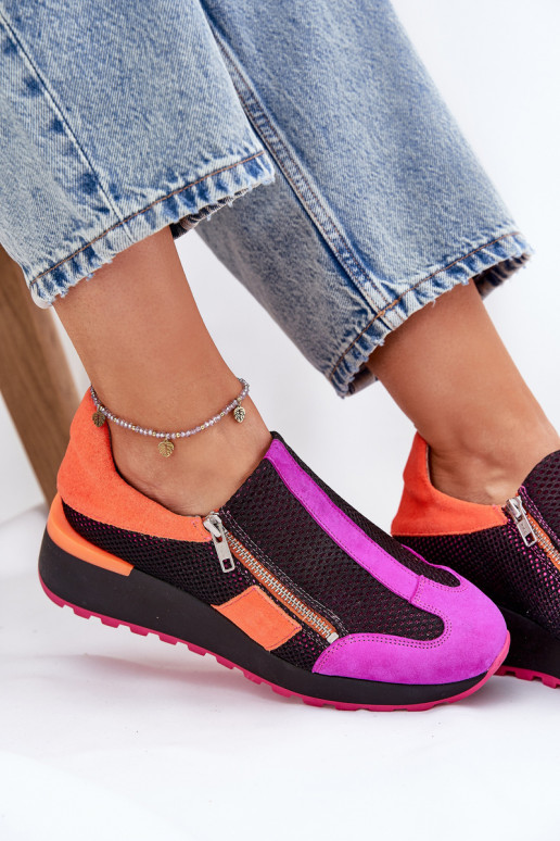 Leren sneakers model schoenen Het heeftciejka 06853-15 zInart Leren sneakers model schoenen Het heeftciejka 06853-15 zInart