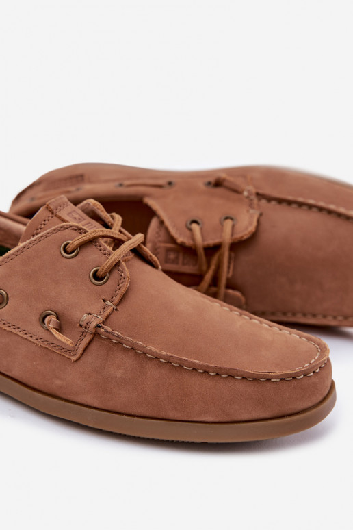 Leer Mocassins Het heeftnnen Big Star RR174162 bruine kleur Leer Mocassins Het heeftnnen Big Star RR174162 bruine kleur