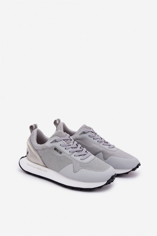 Sneakers model schoenen Het heeftnnen met platform Big Star RR174358 Hi-Poly System grijs Sneakers model schoenen Het heeftnnen met platform Big Star RR174358 Hi-Poly System grijs