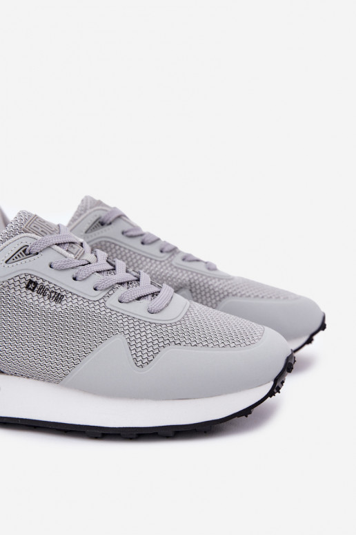 Sneakers model schoenen Het heeftnnen met platform Big Star RR174358 Hi-Poly System grijs Sneakers model schoenen Het heeftnnen met platform Big Star RR174358 Hi-Poly System grijs