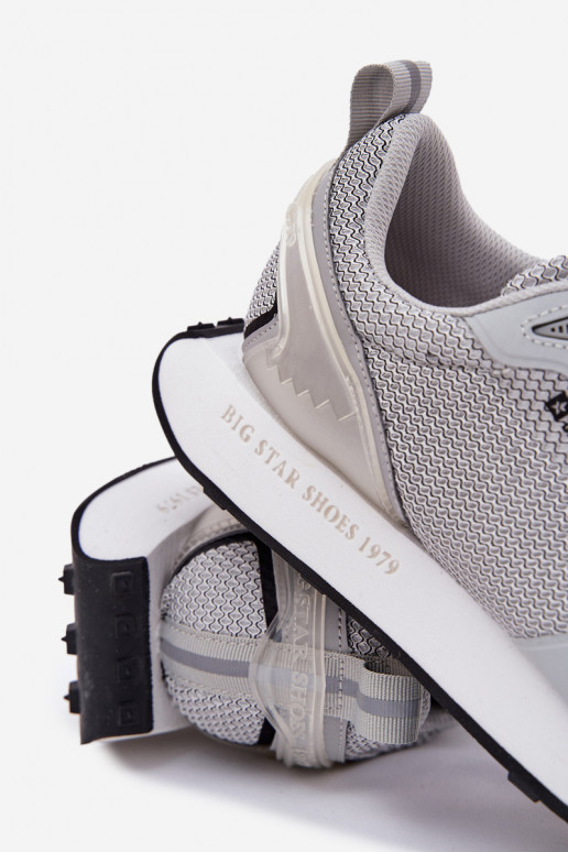 Sneakers model schoenen Het heeftnnen met platform Big Star RR174358 Hi-Poly System grijs Sneakers model schoenen Het heeftnnen met platform Big Star RR174358 Hi-Poly System grijs