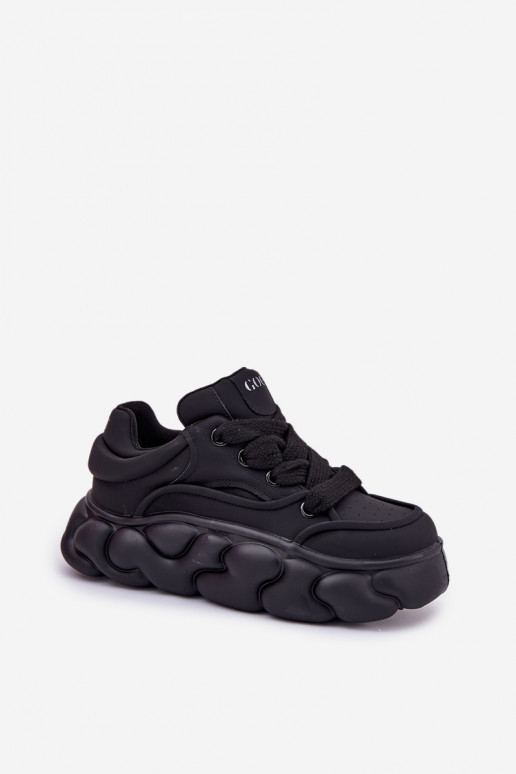 Leer Sneakers model schoenen Dames met platform GOE RR2N4044 zInart Leer Sneakers model schoenen Dames met platform GOE RR2N4044 zInart