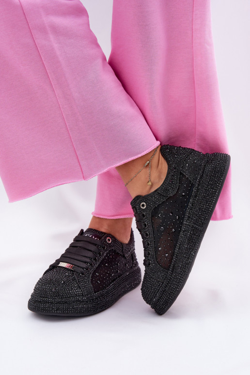 Versierd Sneakers model schoenen met platform GOE NN2N4021 zInart