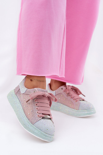 Versierd Sneakers model schoenen met platform GOE RR2N4009 Verschillende kleuren 2