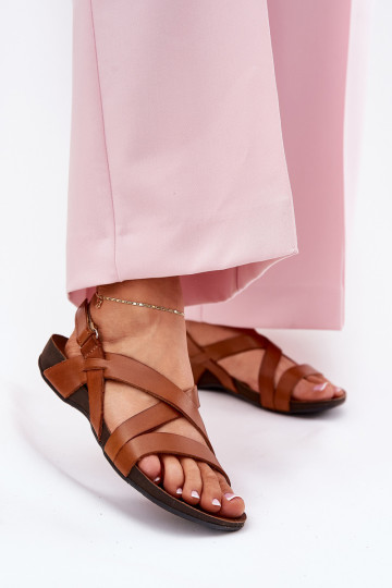 gelijk aan Dames sandalen Dames Zazoo 40032 bruine kleur