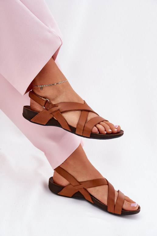 gelijk aan Dames sandalen Dames Zazoo 40032 bruine kleur
