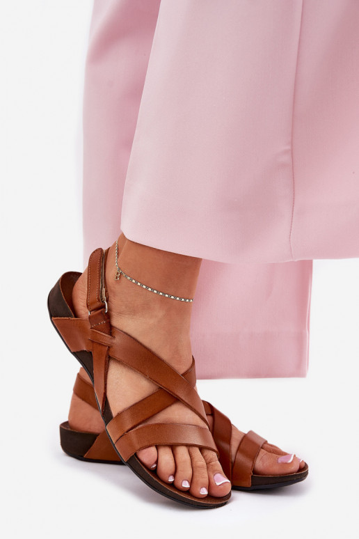 gelijk aan Dames sandalen Dames Zazoo 40032 bruine kleur