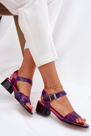Dames sandalen met hakken Tai Turiciejka N6802-15 roze kleur