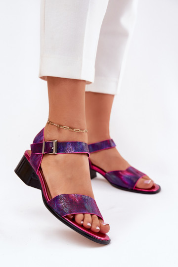 Dames sandalen met hakken Tai Turiciejka N6802-15 roze kleur 2
