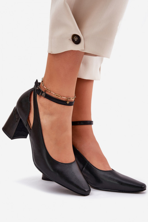 Leer Schoenen met hakken Het heeftciejka K6816-01 zInart