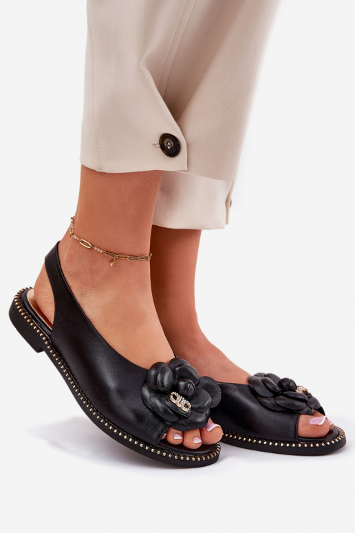 Leer Platte sandalen met ornamenten CheBello 4642 zInart Leer Platte sandalen met ornamenten CheBello 4642 zInart