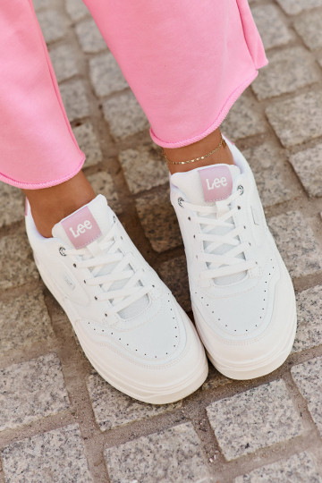 Dames sportschoenen met platform LEE EMMA INOMEN LOIN 50251014.00L witte kleur