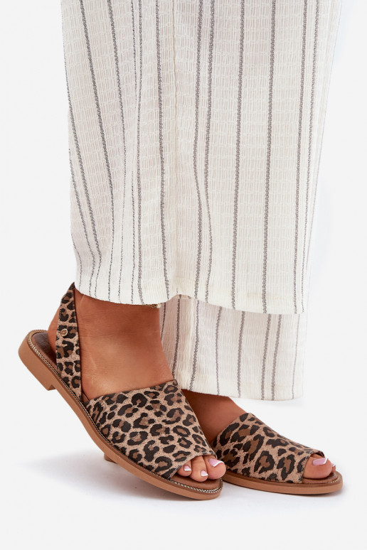 Zazoo 40327 Leer Koppig met luipaardbontpatronen Zazoo 40327 Leer Koppig met luipaardbontpatronen