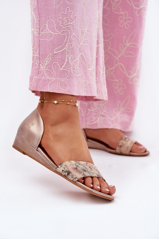 Dames sandalen Het heeftciejka 01971-71 gouden kleur Dames sandalen Het heeftciejka 01971-71 gouden kleur