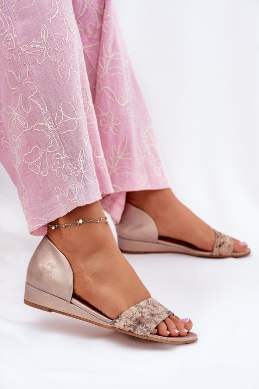 Dames sandalen Het heeftciejka 01971-71 gouden kleur Dames sandalen Het heeftciejka 01971-71 gouden kleur