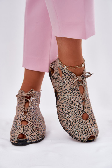 Met patroon Leer Laarzen Het heeftciejka 03426-49 met luipaardbontpatronen