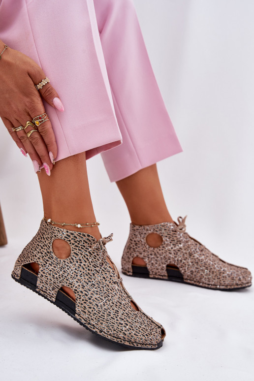 Met patroon Leer Laarzen Het heeftciejka 03426-49 met luipaardbontpatronen Met patroon Leer Laarzen Het heeftciejka 03426-49 met luipaardbontpatronen