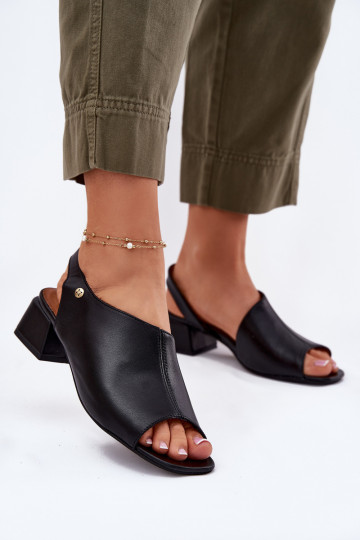 Dames sandalen Klocke Tai turiciejka 06975-01 zwarte kleur 2