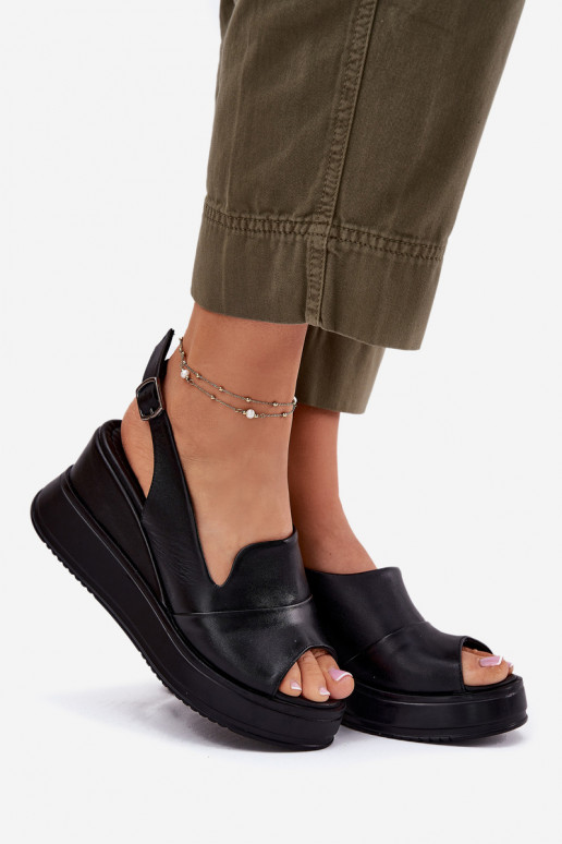 Leer Dames Platform sandalen Artiker 52C0484 zInart Leer Dames Platform sandalen Artiker 52C0484 zInart