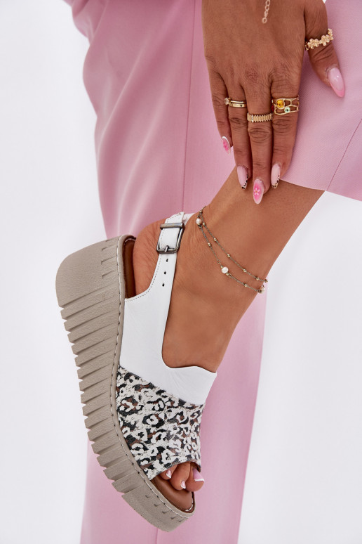 Dames sandalenOpturalnej Skóry Op de INig Artiker 56C0958 Initte kleur Dames sandalenOpturalnej Skóry Op de INig Artiker 56C0958 Initte kleur