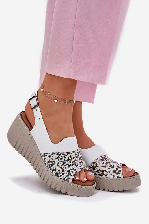 Dames sandalenOpturalnej Skóry Op de INig Artiker 56C0958 Initte kleur Dames sandalenOpturalnej Skóry Op de INig Artiker 56C0958 Initte kleur