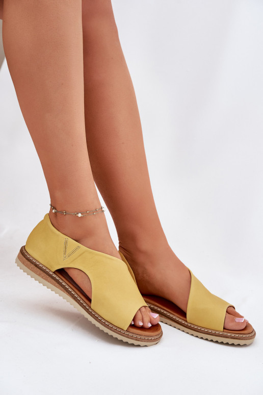 Dames sandalen Dames Artiker 46C1015 geel Dames sandalen Dames Artiker 46C1015 geel