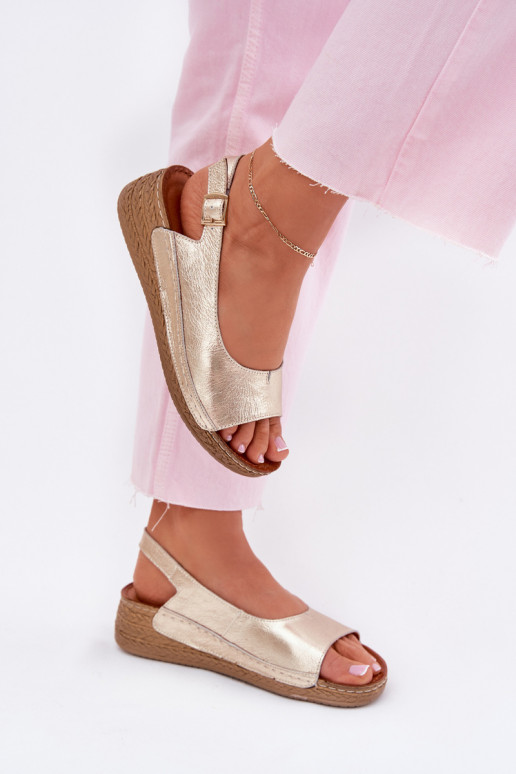 Dames sandalen Dames Op de INig Het heeftciejka L7069 -25 gouden kleur Dames sandalen Dames Op de INig Het heeftciejka L7069 -25 gouden kleur