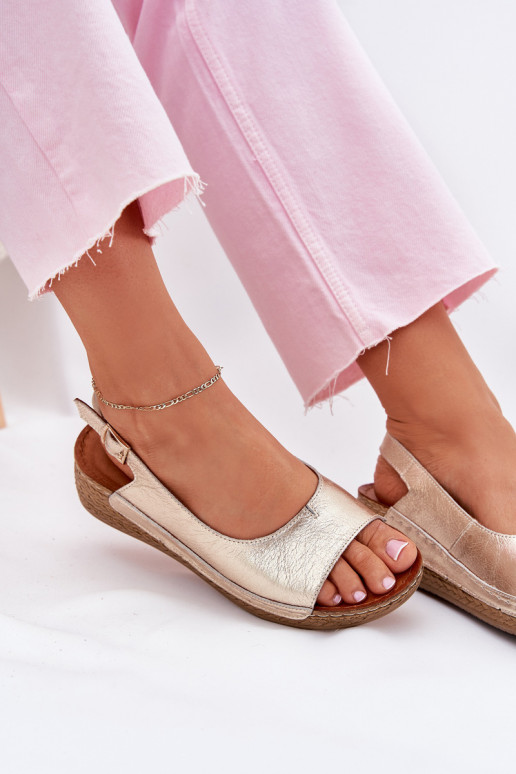 Dames sandalen Dames Op de INig Het heeftciejka L7069 -25 gouden kleur Dames sandalen Dames Op de INig Het heeftciejka L7069 -25 gouden kleur