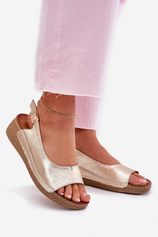 Dames sandalen Dames Op de INig Het heeftciejka L7069 -25 gouden kleur Dames sandalen Dames Op de INig Het heeftciejka L7069 -25 gouden kleur